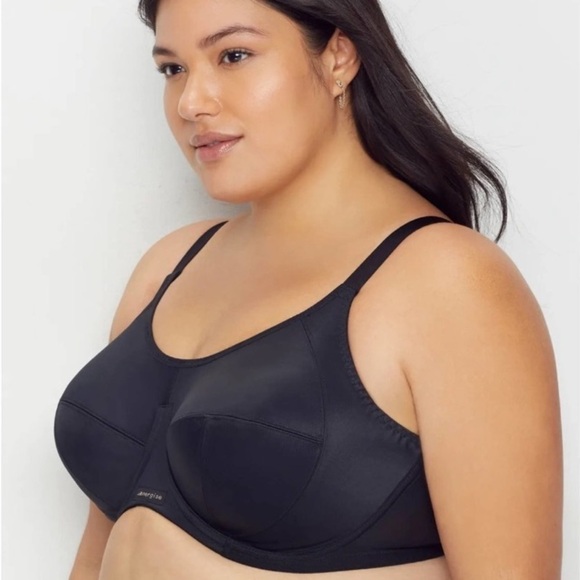 Elomi NWT Energise Black Sports Bra size 40DD Extra Support Sportsbra Plus Size - Picture 16 of 16